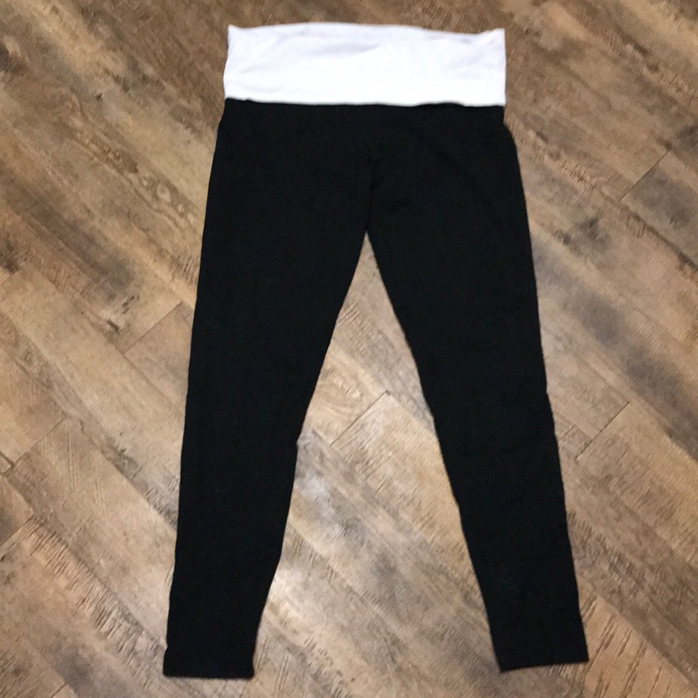 PINK Victoria’s Secret White Bling Gems Leggings M - Picture 4 of 6